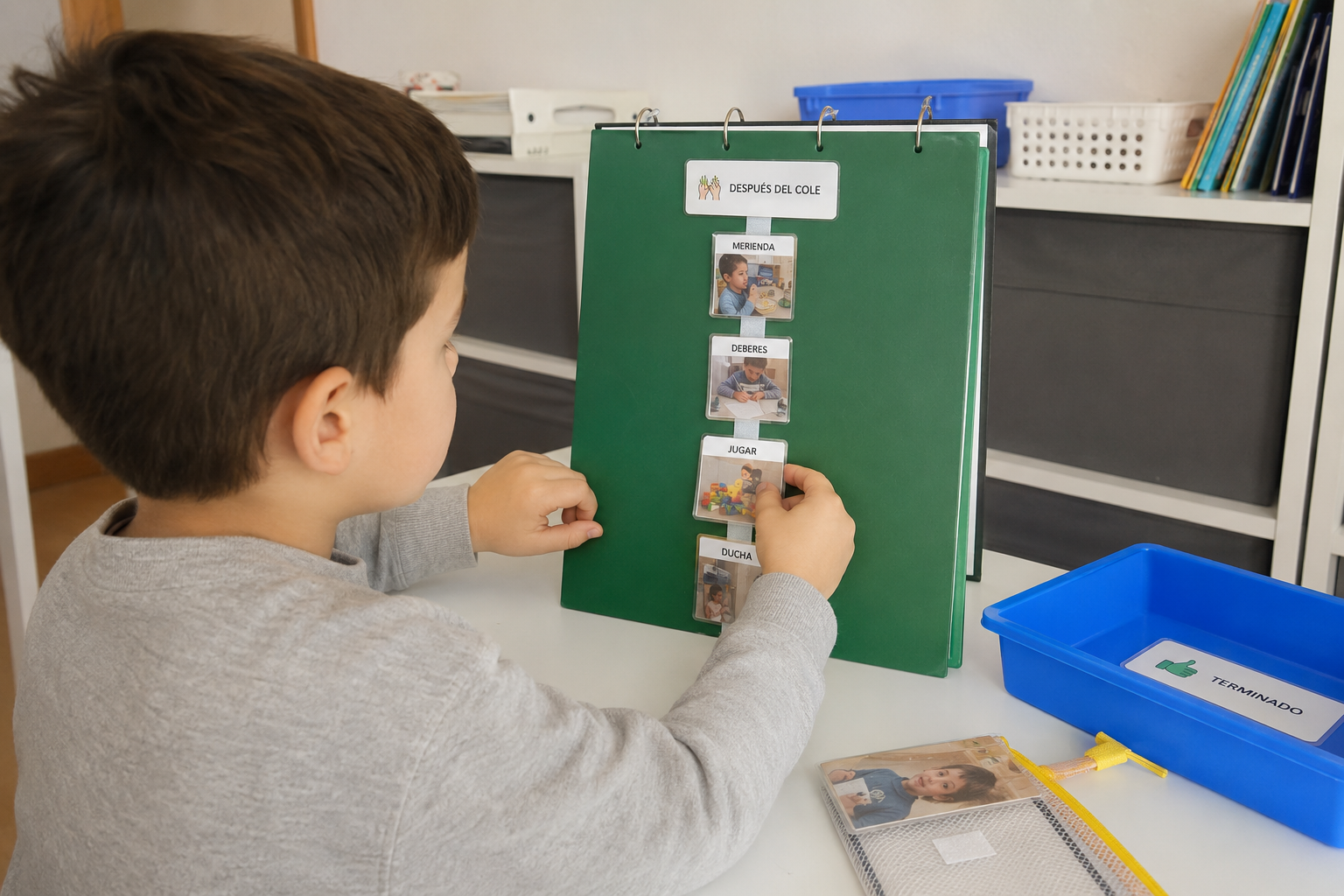 Actividades programadas y agendas visuales para fomentar la autonomía en autismo