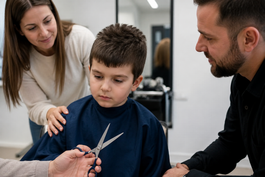 Mi hijo autista no quiere cortarse el pelo