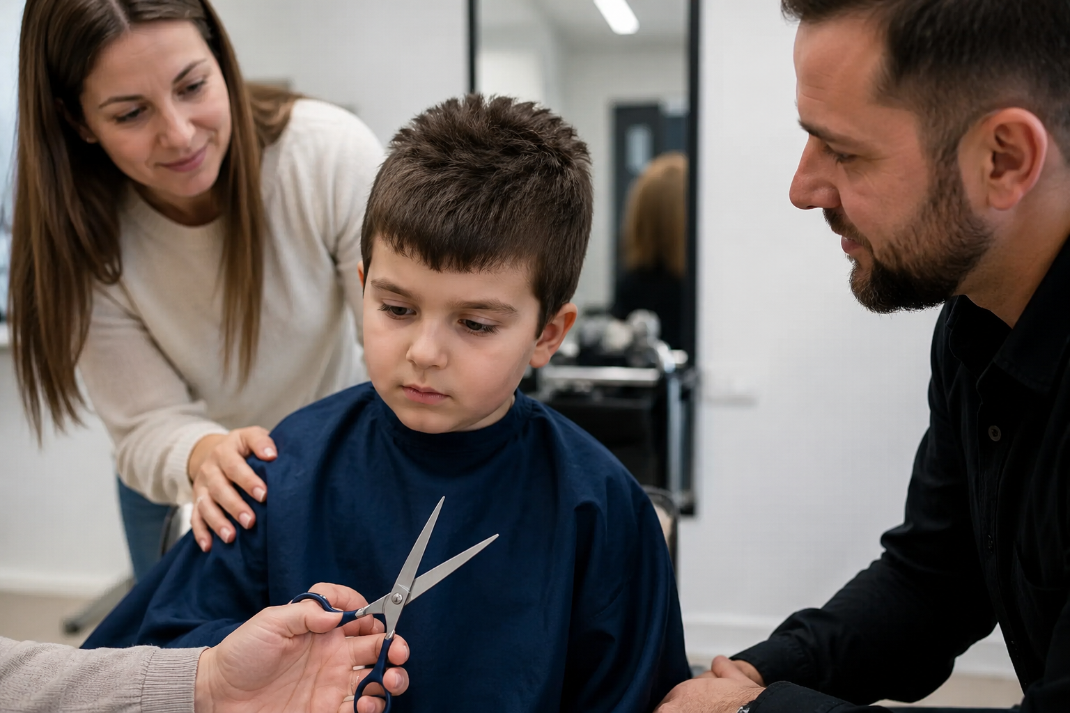 Mi hijo autista no quiere cortarse el pelo