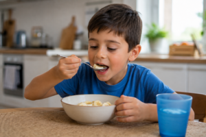 Habilidad funcional en tratamiento efectivo autismo aba: comida
